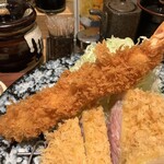 とんかつ けい太 - エビフライ