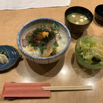 杢魚庵 - 山かけ海鮮丼（税込1,200円）2022.10