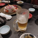 居酒屋鮮道 こんび - 最初はビールで