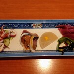 Ginza Zushi - 令和4年10月
                      ランチの付き出し