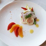 ダイニング ブルーム(軽井沢浅間プリンスホテル) - 海の幸のマリネと春野菜のサラダ仕立て