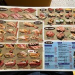 グルメ産直回転寿司 すし博多 - メニュー１