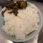 ラーメンショップ - 半ライス（100円）つけました( ˊ̱˂˃ˋ̱ )