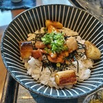 麺や 文左 - 焼鳥丼。