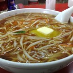 らーめん　ばんらい - あんかけもやしラーメン＋バター