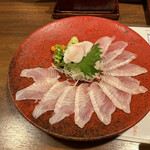 庄や - サメカレイ薄造り