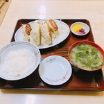 高千穂 - 餃子６個の半ライス定食