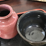 専心庵 - 徳利と蕎麦猪口