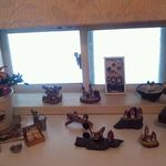 尚古 - 【2013年4月ランチ撮影】お手洗いには手作り品のどんぐりトトロなどが飾られていました。