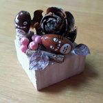 尚古 - 【2013年4月ランチ撮影】お手洗いには手作り品のどんぐりトトロなどが飾られていました。