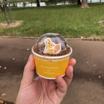 オズワルド珈琲店 - お庭ティラミスを食いました。