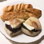 ミカヅキ堂 - あんバター、サーモンとサワークリーム、ミルクフランス