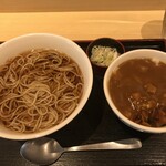 いろり庵きらく - ミニカレー丼とかけそばのセット（630円）