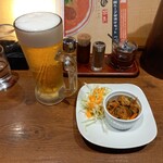 担々麺　錦城 - 生ビール