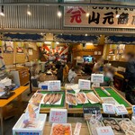 Yamagen Shouten - 店舗正面
                        魚を売ってる奥が食事処。
                        