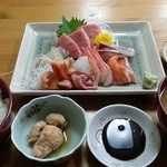 上刺身定食（1900円）