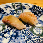 乙女寿司 - あら、甘エビ