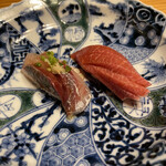 乙女寿司 - あじ、とろ