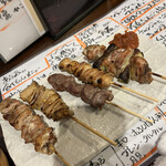 あな蔵 - おまかせ串焼き5本盛り