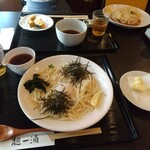 麺一滴 - ぶっかけと、天ぷらチーズ３００円