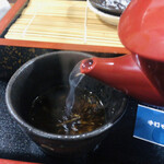 上州のぼる - 蕎麦湯