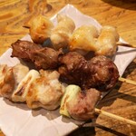 やきとり家すみれ - ねぎまレバーひなトロ‼️