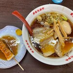 Marutakaya - 豚串と味玉ラーメン
