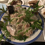 民宿ハーバーハウスかなめ - カレイ、イシモチの刺身