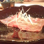 日本料理 たかむら - 由利牛のイチボ・・・お尻の部分？かな