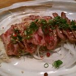 焼肉薩摩ホルモン舗 - 馬肉のタタキ