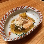 あさば - 毛ガニ　新もずく