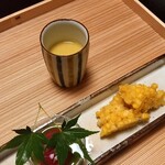 あさば - とうもろこしのかきあげ