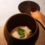 日本のイタリア料理店 sai - 蒸し鮑と木ノ子のリゾット❤️