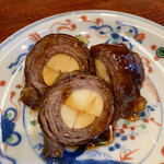 柚木元 - 松茸信州牛巻き