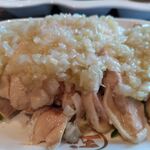 Ippinsen - 蒸し鶏のネギソース定食