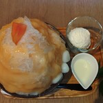 Niigata Ni Muraya - 季節の果物　桃　トッピング用アイスクリーム