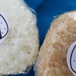 伊藤米店 - 塩むすび＋にんにくおむすび