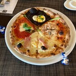 Ristorante PREGO - 気まぐれ4種のピザ。どれも美味しい。