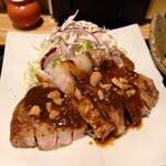 Izakaya Tsukiyarou - トンテキ御膳 1,500円(税込)