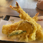 手打ち蕎麦　いよ翁 - 天ざるは1,760円