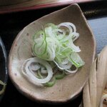 そば哲 - そば哲 「薬味の葱」