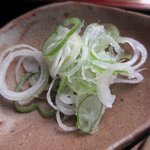 そば哲 - そば哲 「薬味の葱」