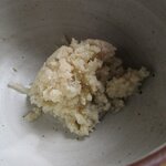 そば哲 - そば哲 「サービスのおから」