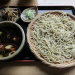 そば哲 - そば哲 「鶏ごぼうせいろ」