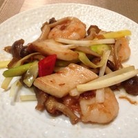 倶楽湾 - 芝海老と黄ニラのＸＯ醤炒め