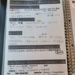 北浜レトロ - ①メニュー 本日のケーキ類