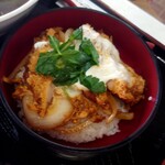 亀屋 - 半カツ丼