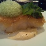 ガストロノミー ジョエル・ロブション - ランチコース14000円　　　⑤アップ、食べやすいお魚