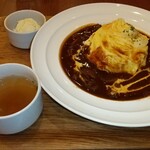 北海道キッチン YOSHIMI リエール藤沢店 - とろとろビーフの特製オムハヤシライス ¥1,080