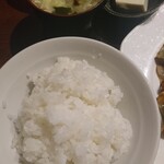 Chinese Dining ナンテンユー - スープ、冷奴、ライス
